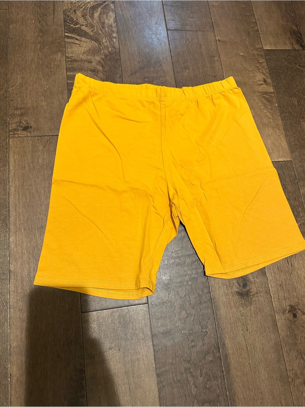 Women’s Bright Yellow Athletic Bike Shorts